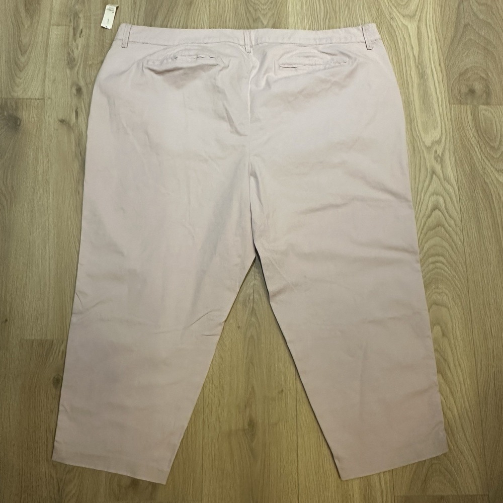 NWT Old Navy Women's Pastel Purple/Pink Mid-Rise Stretch Pants Plus Size 28 - Picture 7 of 7